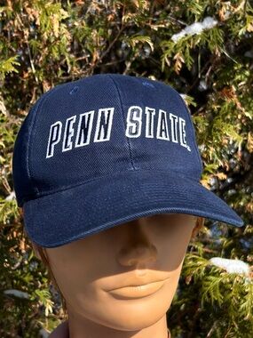 Vintage 90s Nike Penn State University Snapback Cap Hat Nittany Lions NCAA